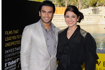 Bollywood stars Ranveer Singh and Anushka Sharma hit Dubai